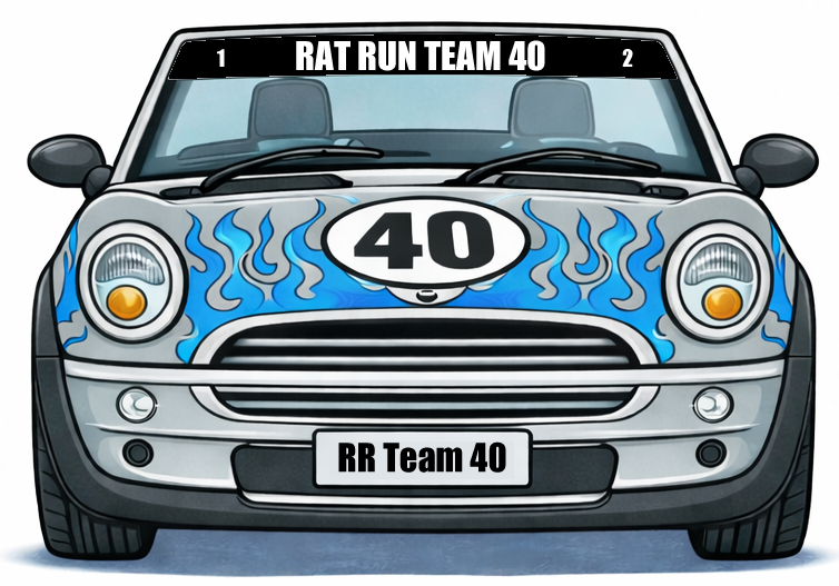 Team #40 sponsorship car